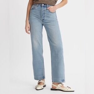 Levi’s ribcage straight ankle jeans